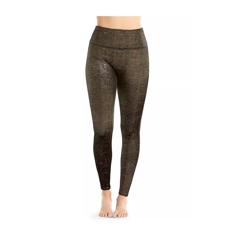 Spanx Velvet Shine High Waisted Sculpting Leggings Women’s Size Small
